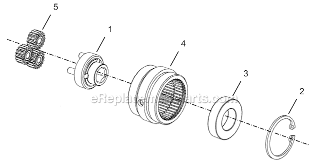 Page D Diagram and Parts List for 34NRS29H15-1  Cleco Ratchet