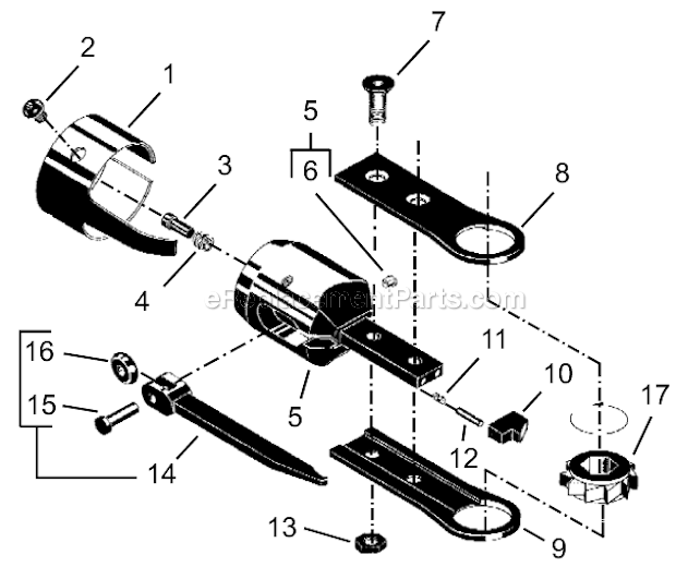 Page G Diagram and Parts List for 34NRS29H15-1  Cleco Ratchet