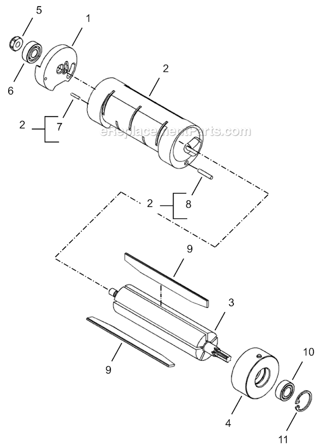 Page C Diagram and Parts List for 34NRS36H15-1  Cleco Ratchet