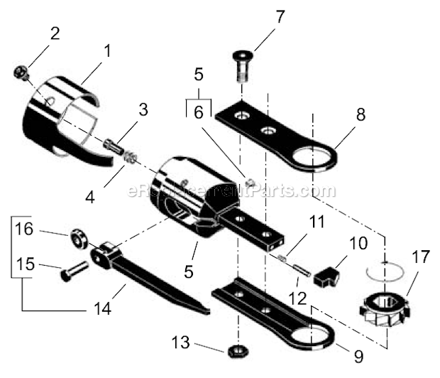 Page A Diagram and Parts List for 34NRS36H18  Cleco Ratchet