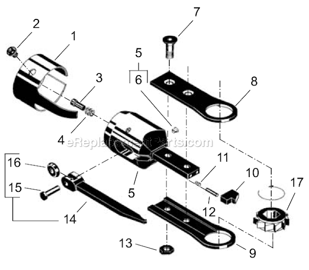 Page A Diagram and Parts List for 34NRS38H16  Cleco Ratchet
