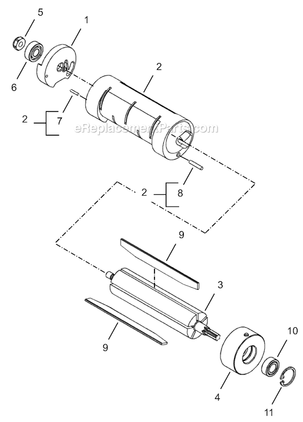 Page C Diagram and Parts List for 34NRS42H25-1  Cleco Ratchet