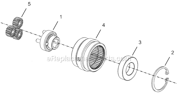 Page D Diagram and Parts List for 34NRS48H29-1  Cleco Ratchet