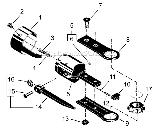 Page G Diagram and Parts List for 34NRS48H29-1  Cleco Ratchet