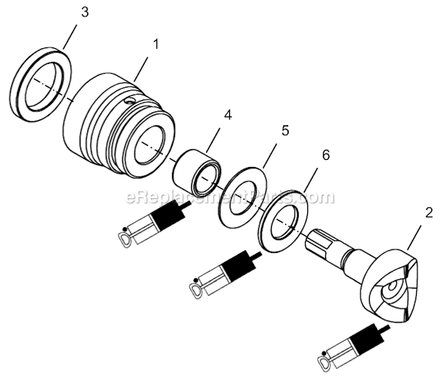 Page E Diagram and Parts List for 34NRS52H25-1  Cleco Ratchet