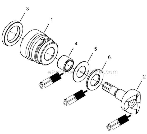 Page E Diagram and Parts List for 34NRS68H37-1  Cleco Ratchet