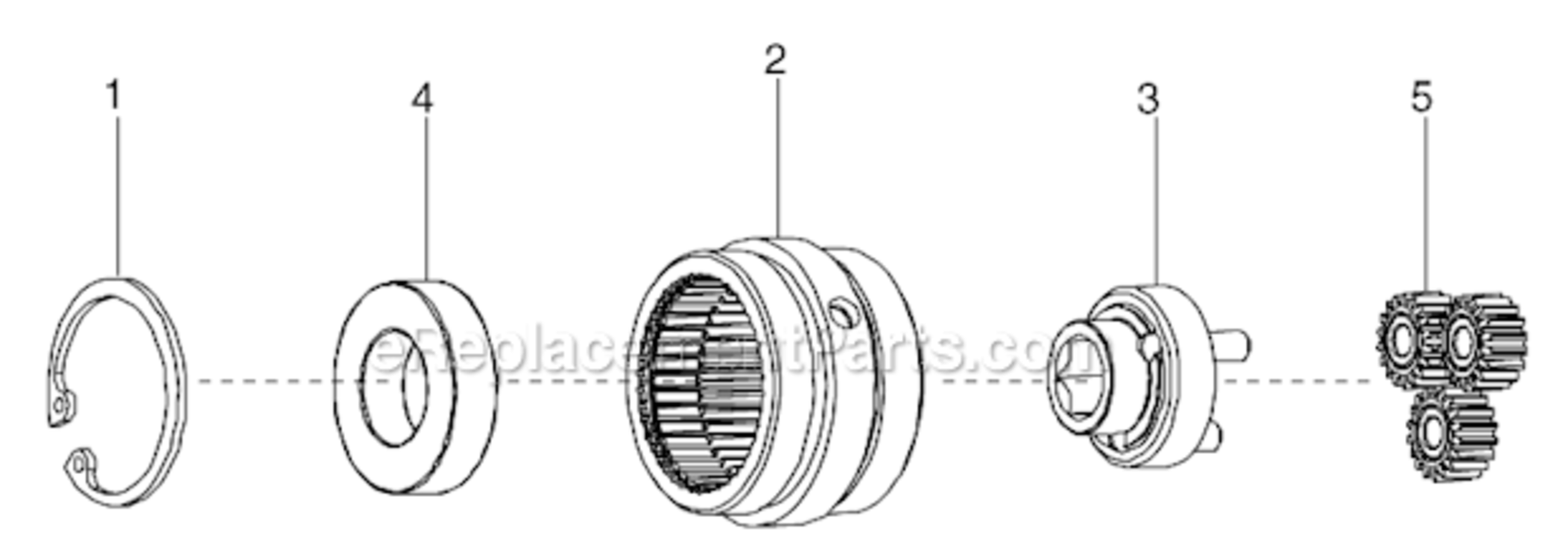 Page C Diagram and Parts List for 34RAA16F1MD00  Cleco Ratchet