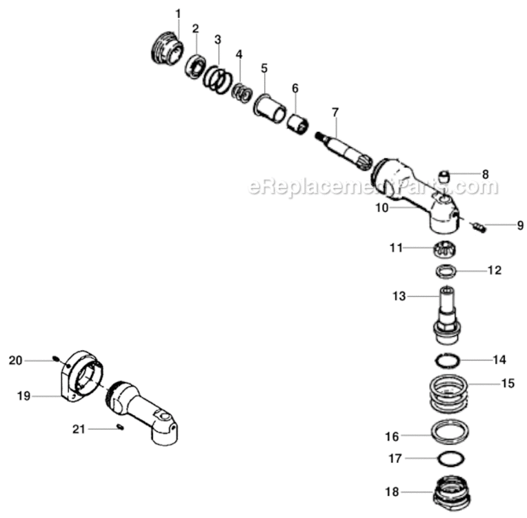 Page A Diagram and Parts List for 34RAA47F2MG00  Cleco Ratchet