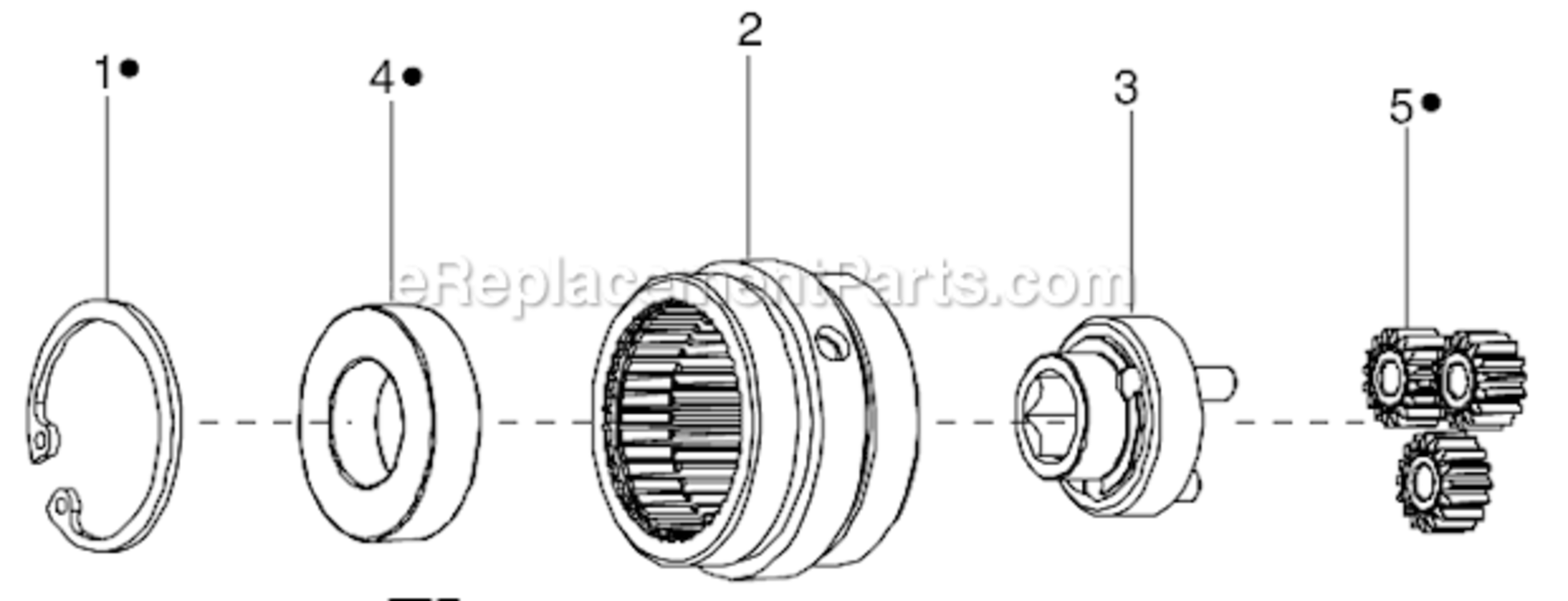 Page D Diagram and Parts List for 34RAA47F2MG00  Cleco Ratchet