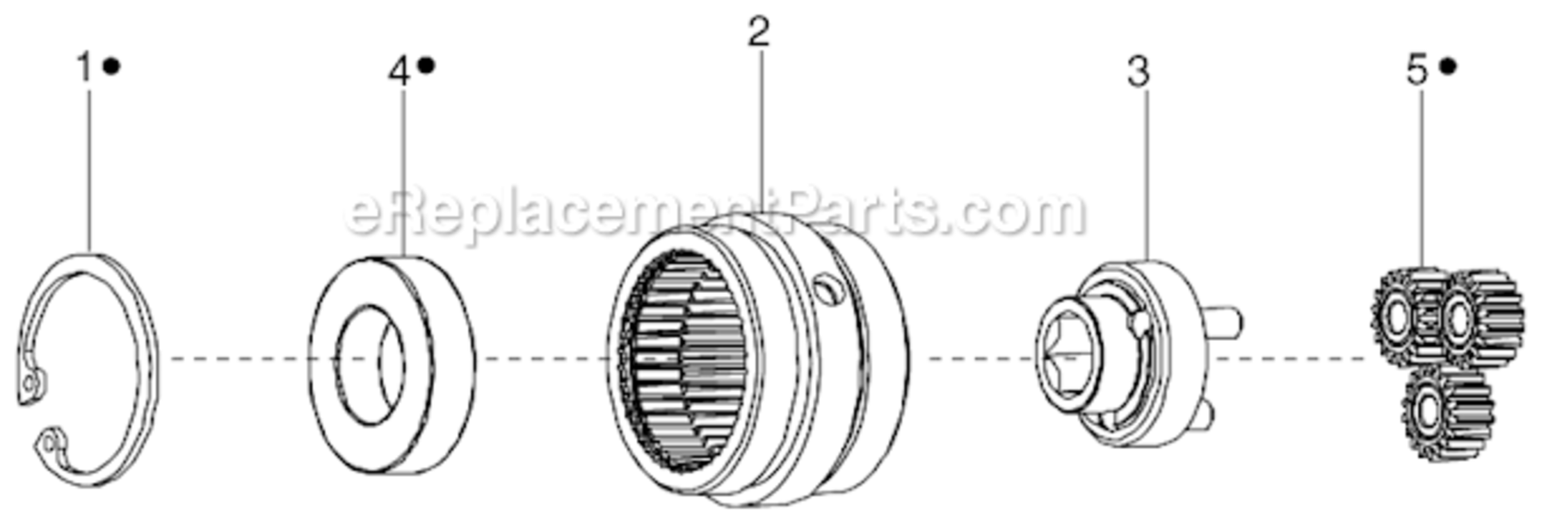 Page D Diagram and Parts List for 34RAS103F3ML00  Cleco Ratchet