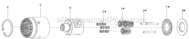 Page C Diagram and Parts List for 34RAS103H3MOFMD  Cleco Ratchet