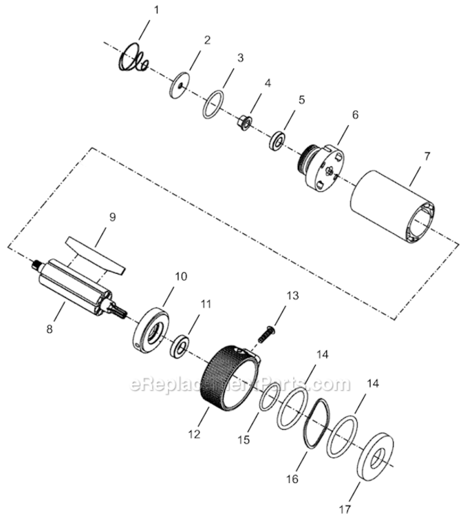 Page B Diagram and Parts List for 34RAS36AX3  Cleco Ratchet