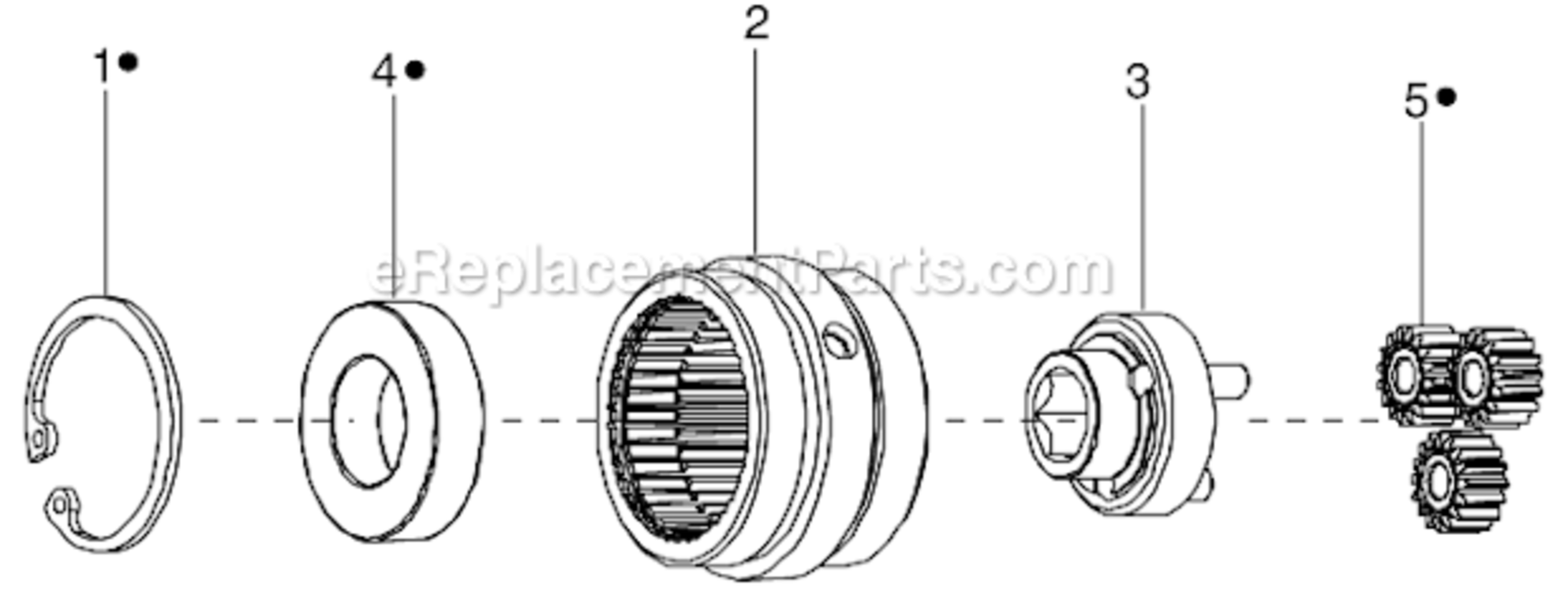 Page D Diagram and Parts List for 34RAS73F3MI00  Cleco Ratchet