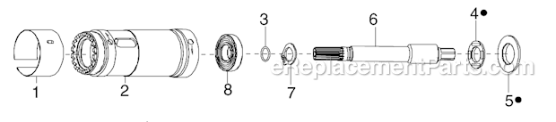 Page E Diagram and Parts List for 34RAS73H3MJT30  Cleco Ratchet