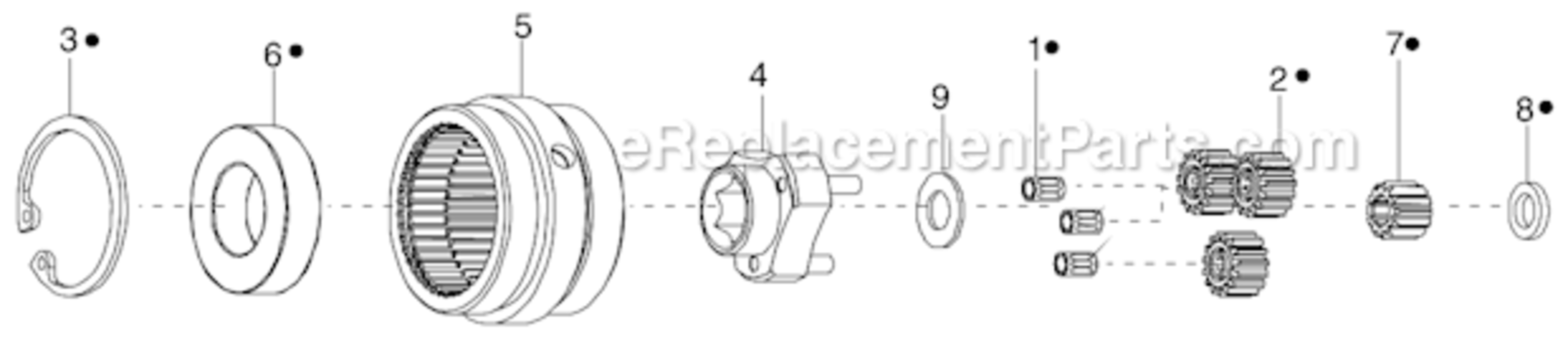 Page C Diagram and Parts List for 34RCA30D3MB01  Cleco Ratchet