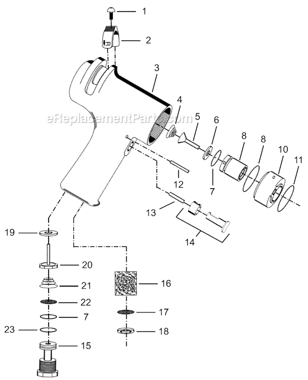 Page A Diagram and Parts List for 35RSAPT-10Q  Cleco Electric Drill