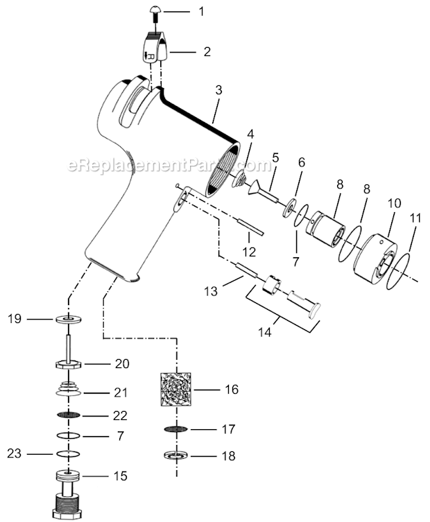 Page A Diagram and Parts List for 35RSATP-5Q  Cleco Electric Drill