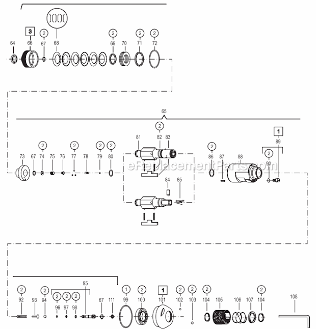 Page B Diagram and Parts List for 35STHFC40Q  Cleco Ratchet