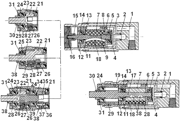 Page A Diagram and Parts List for 41MFN901M  Cleco Power Motor