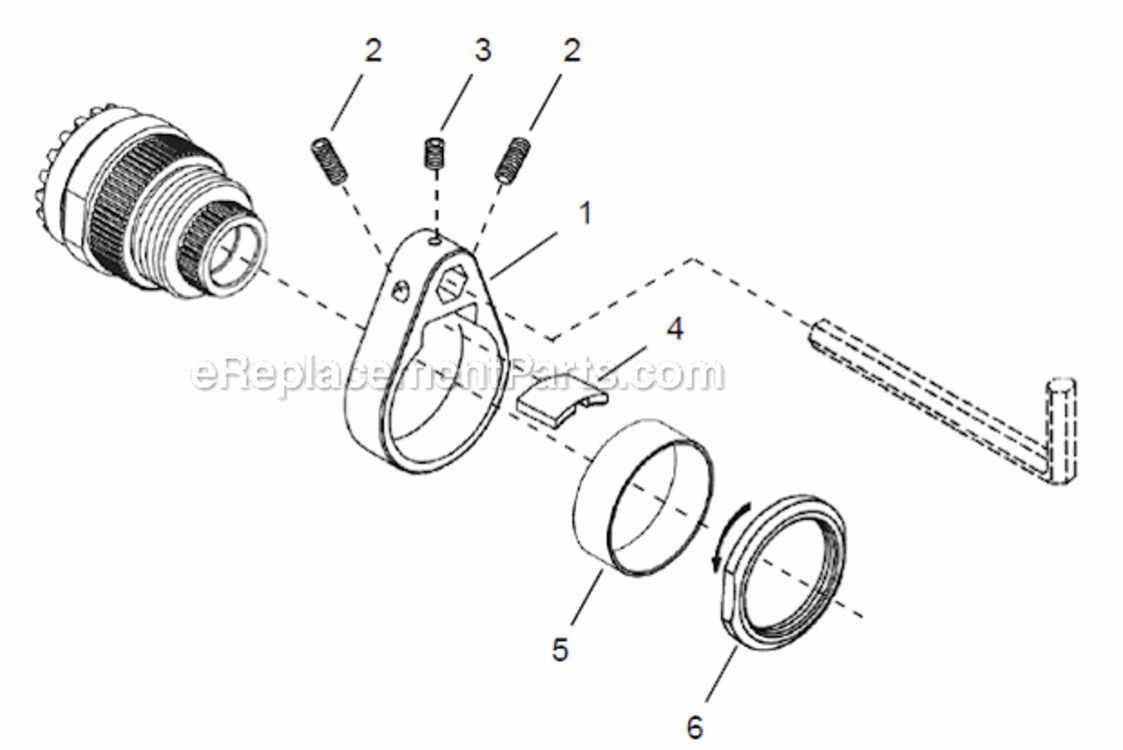 Page D Diagram and Parts List for 48CAE105AH4  Cleco Ratchet