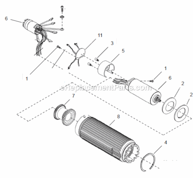 Page B Diagram and Parts List for 48CAE28AL3  Cleco Ratchet