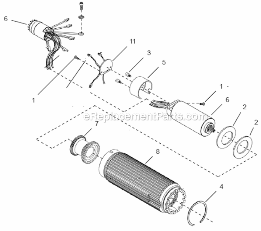 Page B Diagram and Parts List for 48CAE37S231  Cleco Ratchet