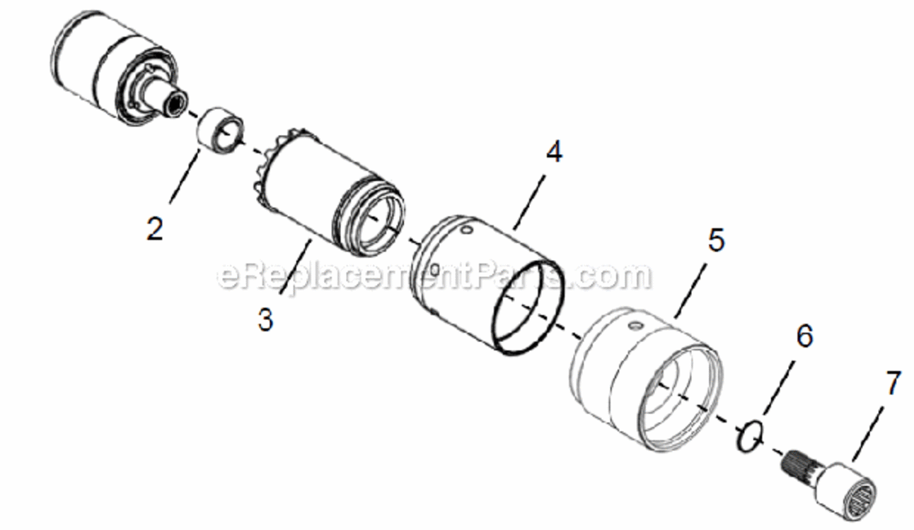Page D Diagram and Parts List for 48CAE37S232  Cleco Ratchet