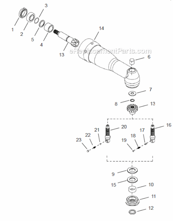 Page D Diagram and Parts List for 48CAE41AM3  Cleco Ratchet