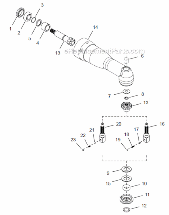 Page D Diagram and Parts List for 48CAE58AM4B  Cleco Ratchet