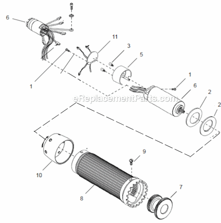 Page B Diagram and Parts List for 48CAE90AH4B  Cleco Ratchet