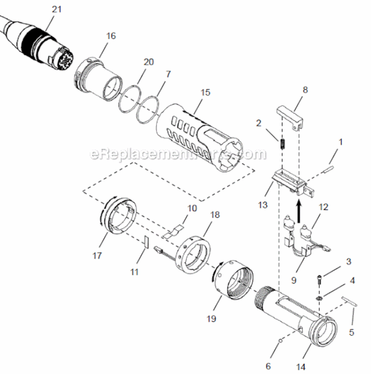 Page A Diagram and Parts List for 48CCE30C1  Cleco Ratchet