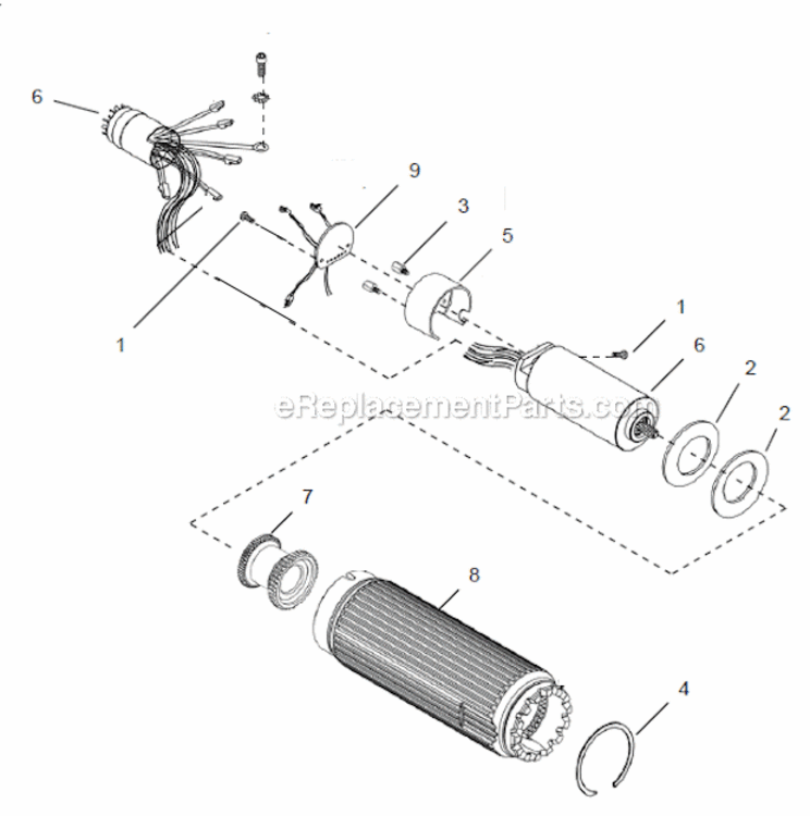 Page B Diagram and Parts List for 48CCE30C1  Cleco Ratchet