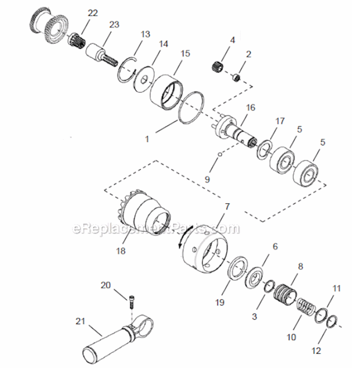 Page D Diagram and Parts List for 48CPE12Q  Cleco Ratchet