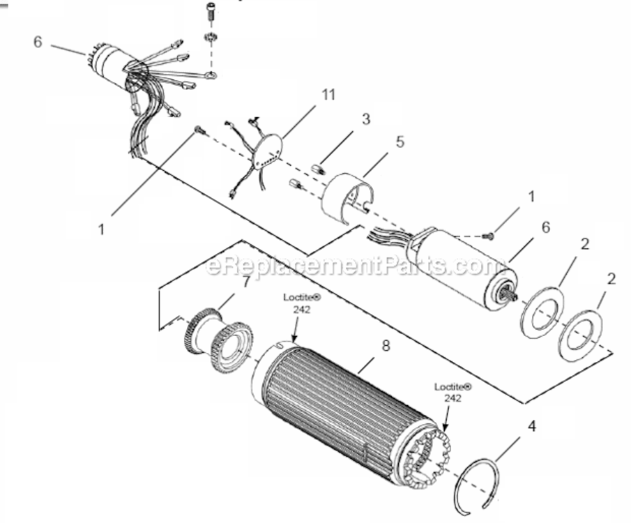 Page B Diagram and Parts List for 48CSE361ZB  Cleco Ratchet