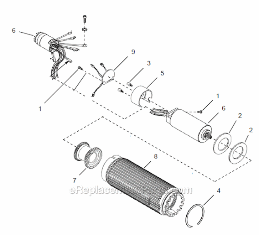 Page B Diagram and Parts List for 48CTE40T4  Cleco Ratchet