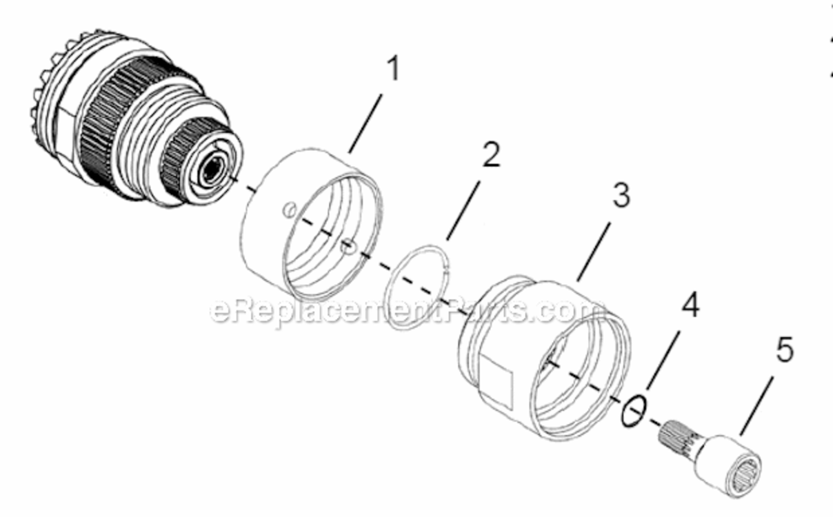 Page D Diagram and Parts List for 48EA110F3  Cleco Ratchet