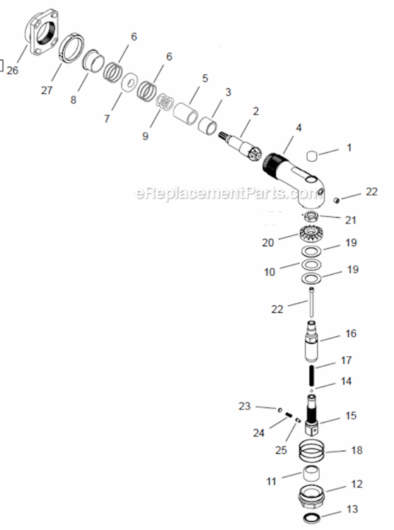 Page E Diagram and Parts List for 48EA110S341  Cleco Ratchet