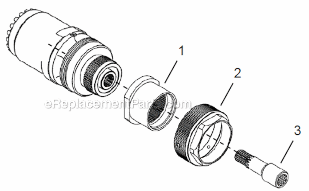 Page D Diagram and Parts List for 48EA230S461  Cleco Ratchet