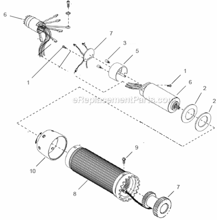 Page B Diagram and Parts List for 48EAE110F3  Cleco Ratchet
