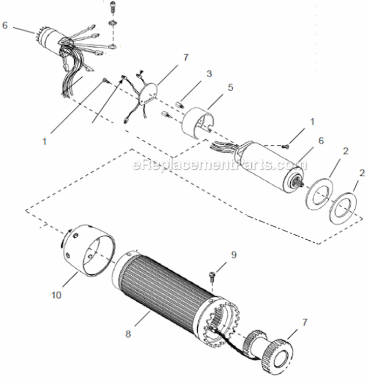 Page B Diagram and Parts List for 48EAE110S341  Cleco Ratchet