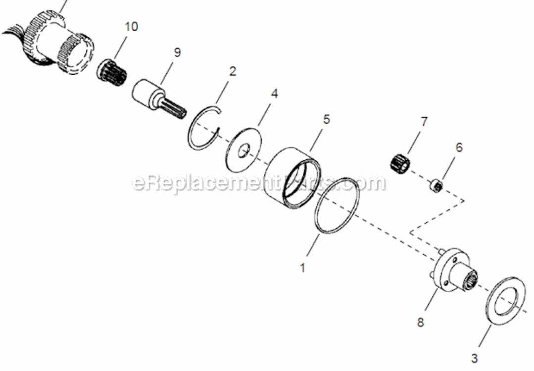 Page C Diagram and Parts List for 48EAE15AL3B  Cleco Ratchet