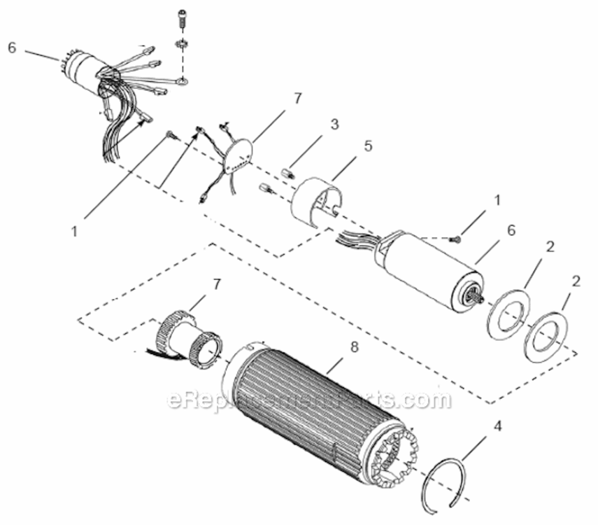 Page B Diagram and Parts List for 48EAE37F2  Cleco Ratchet