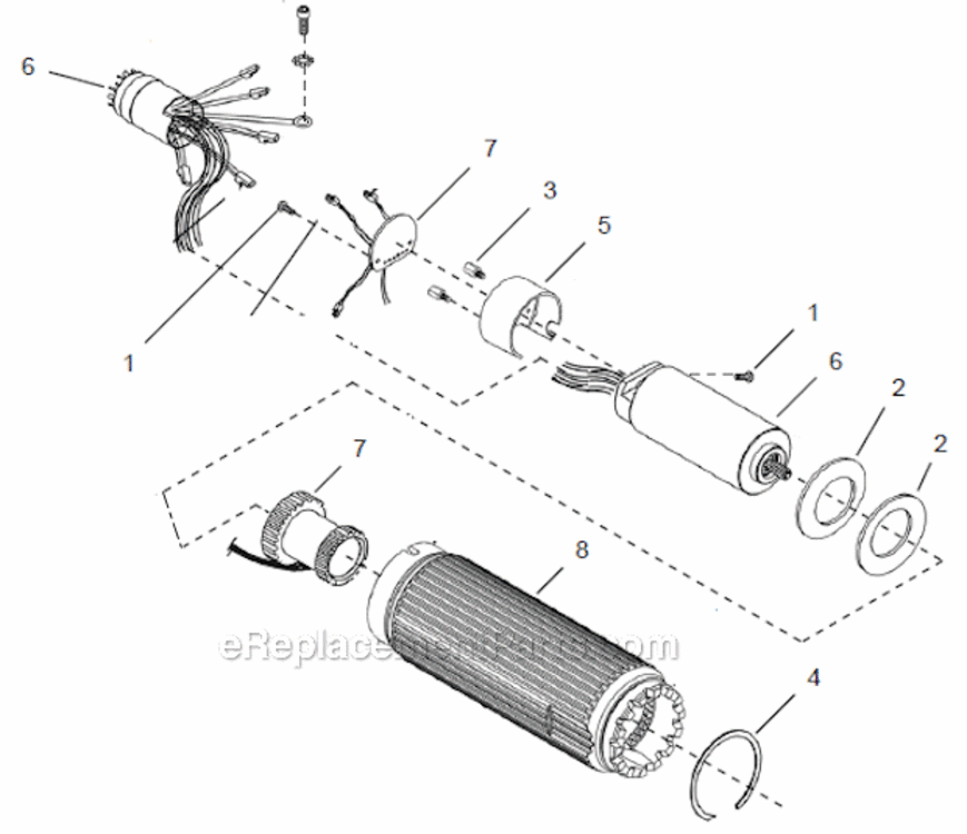 Page B Diagram and Parts List for 48EAE37S231  Cleco Ratchet