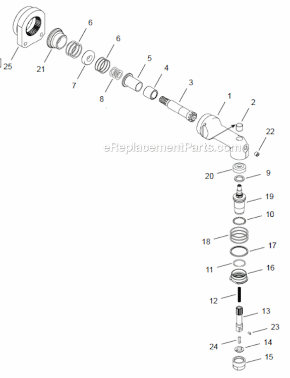 Page E Diagram and Parts List for 48EAE37S232  Cleco Ratchet