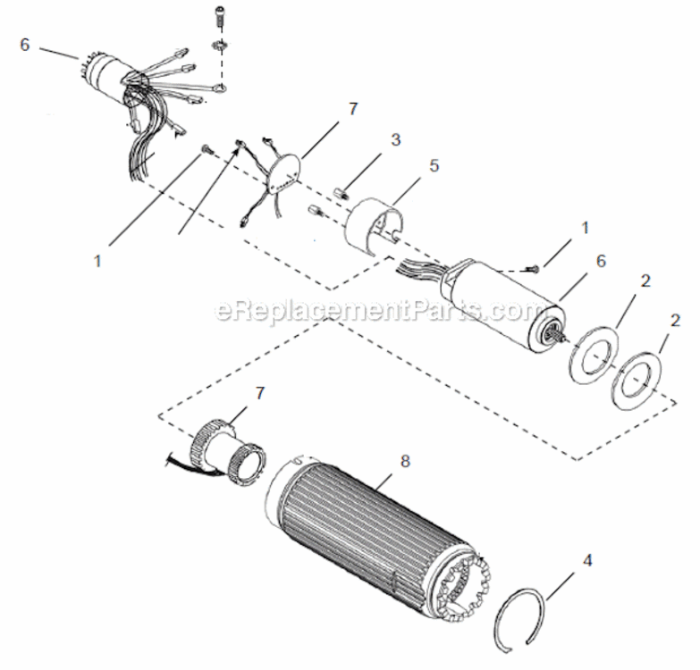 Page B Diagram and Parts List for 48EC30C3  Cleco Ratchet