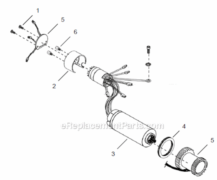 Page C Diagram and Parts List for 48EP65D4  Cleco Ratchet