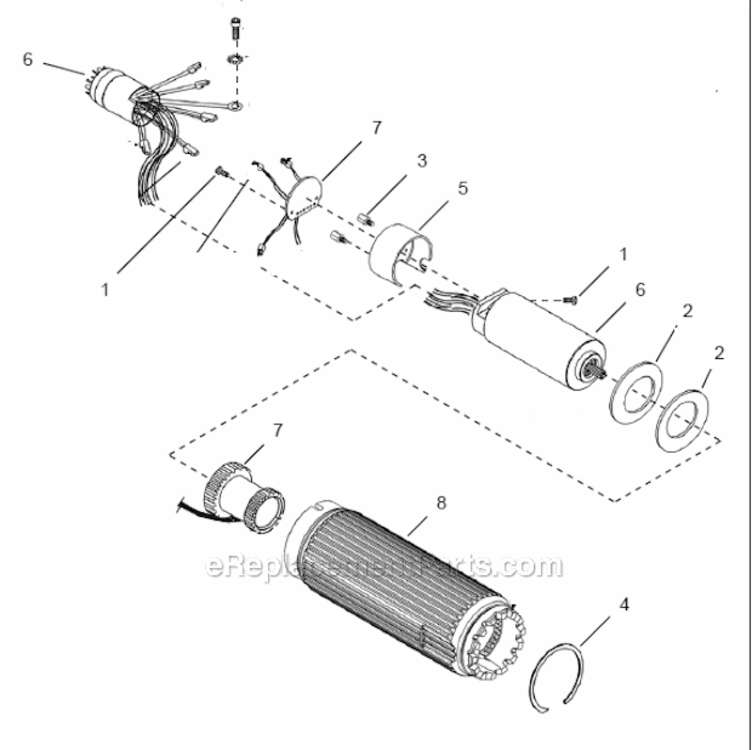 Page B Diagram and Parts List for 48ES65D4  Cleco Ratchet
