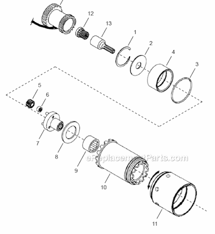 Page C Diagram and Parts List for 48ES65D4  Cleco Ratchet