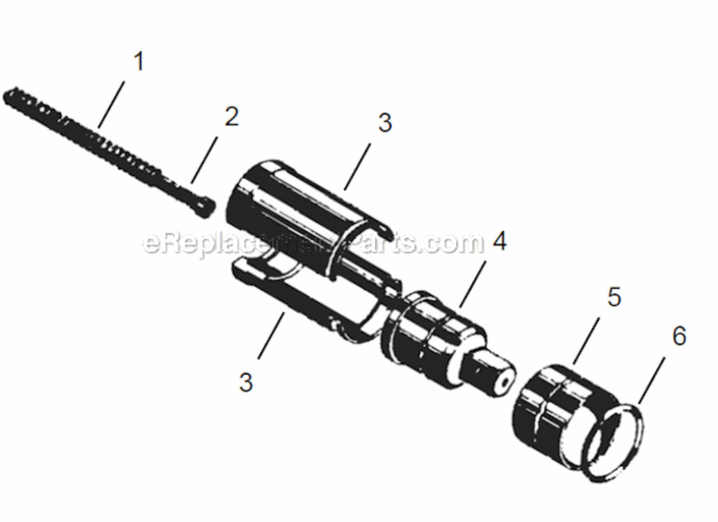 Page F Diagram and Parts List for 48ES802ZB  Cleco Ratchet