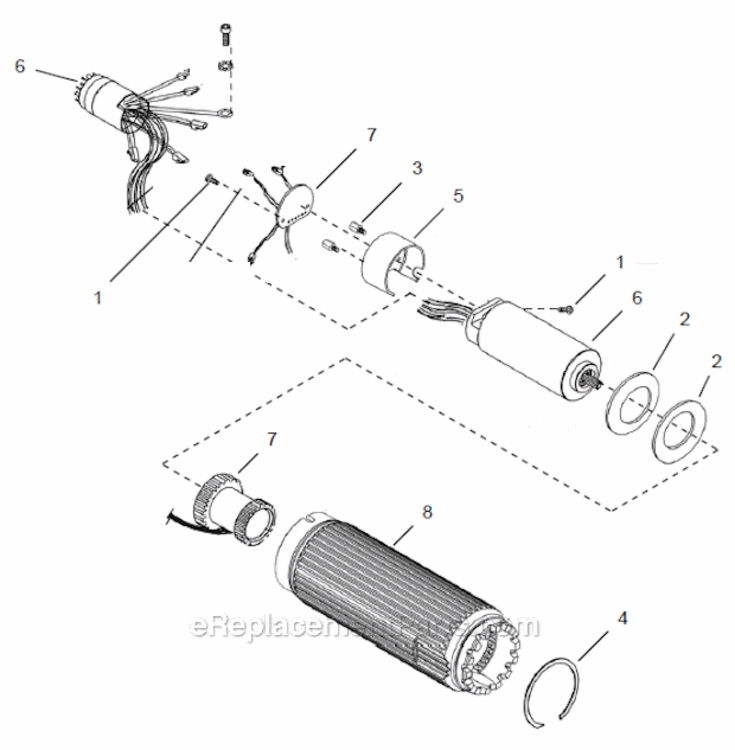 Page B Diagram and Parts List for 48ESE12Q  Cleco Ratchet